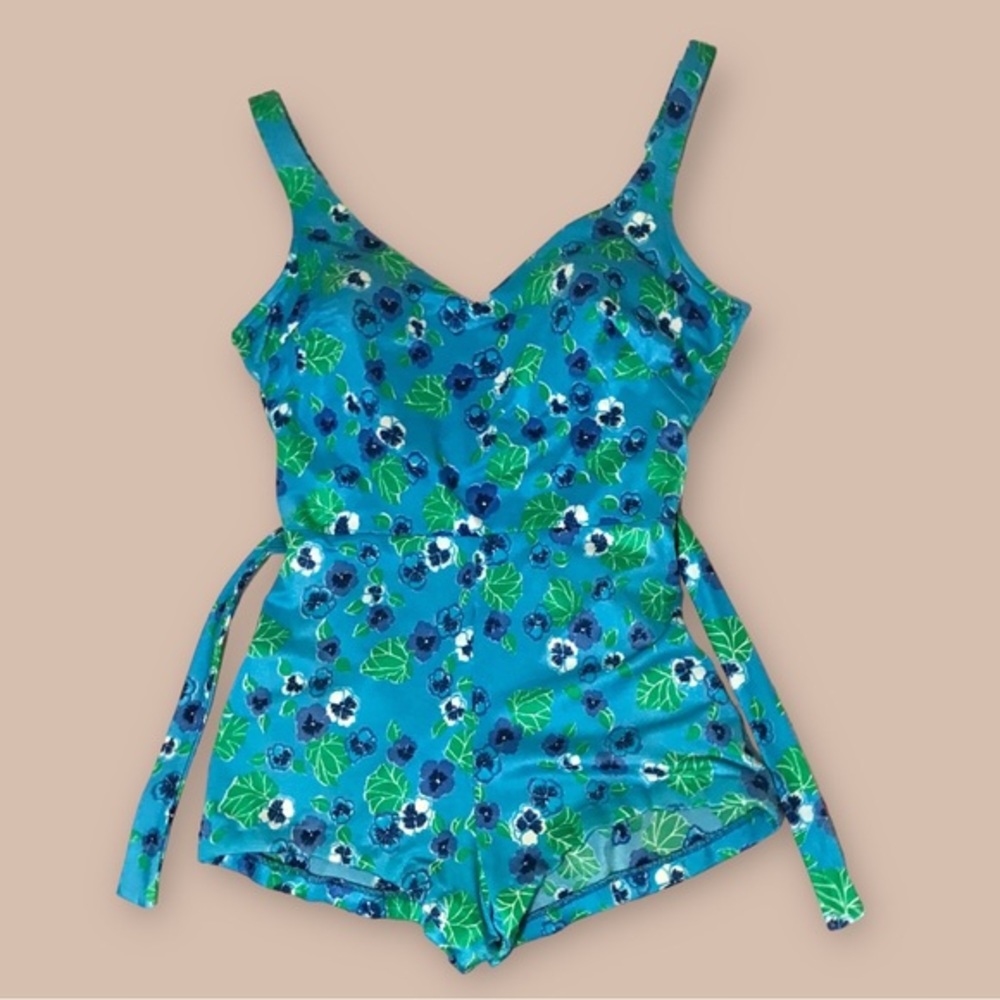 Beautiful Vintage Union Made One Piece Swimsuit
